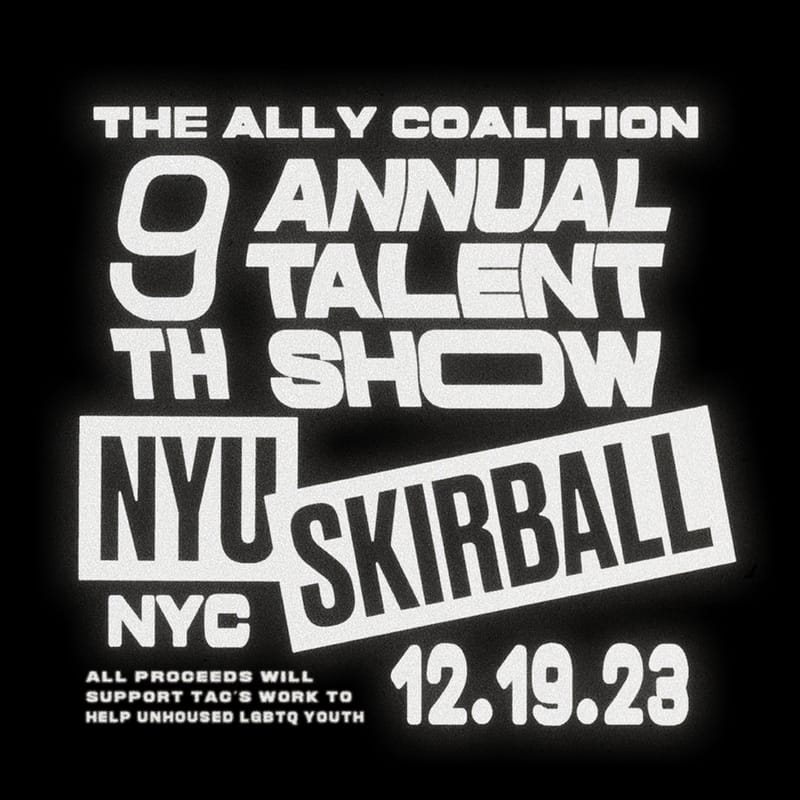 Win Tickets to The Ally Coalition's SOLD OUT 9th Annual Talent Show in NYC