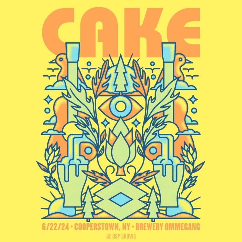 Win a Pair of Tickets to See CAKE at Brewery Ommegang on June 22, 2024!