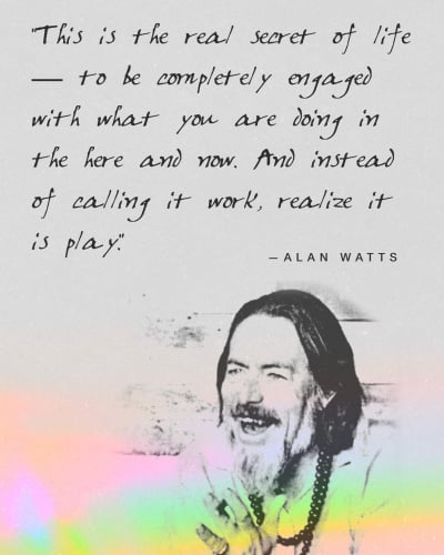 Limited Edition Alan Watts Poster
